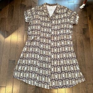 Blue Sky Linen and Bamboo Dress